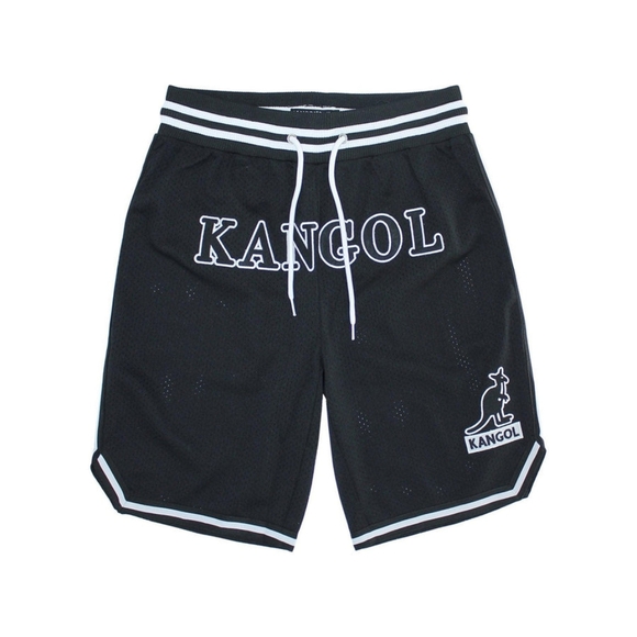 Kangol Black Athletic Men's Shorts - Picture 1 of 4